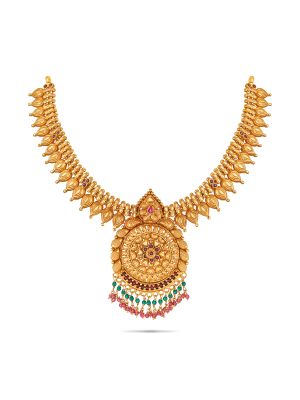 Enchanting Floral Silver Necklace