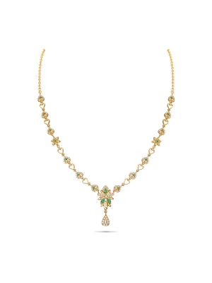 Silver Fancy Necklace Set