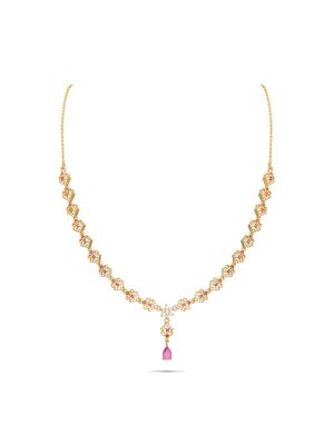 Enticing Silver Necklace Set