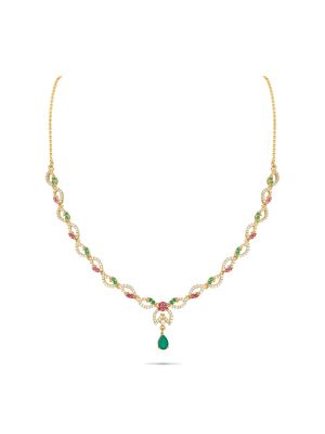 Elegant Silver Necklace Set