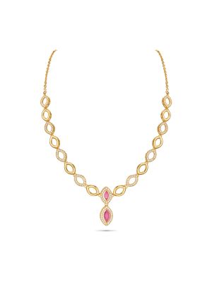 Enticing Silver Necklace Set