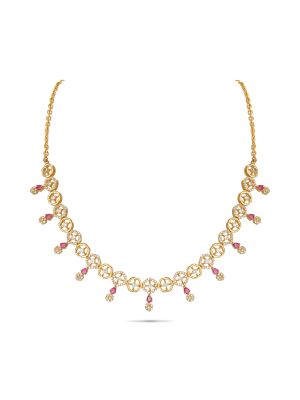 Silver Fancy Necklace Set