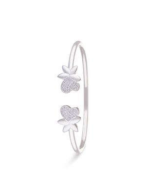 Elegant Heart Design Silver Ghadi