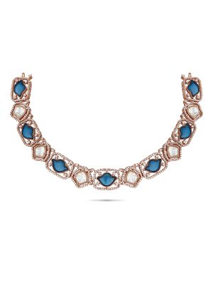 Impressive Floral Silver Necklace