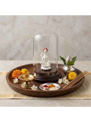 Divine Lakshmi Silver Idol