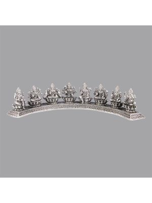 Silver Astha Lakshmi 2D Vigraham