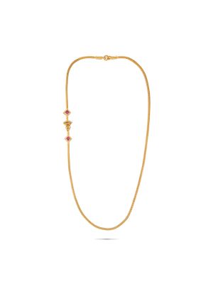 Gold plated silverLakshmi mogappu chain