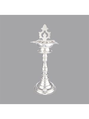 Traditional Silver Deepam Lamp