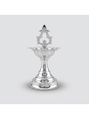 Elegant Silver Oil Vilaku