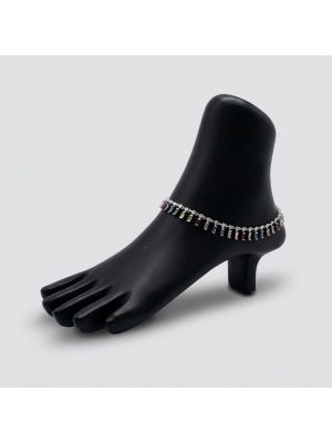 Classic Silver Chain Links Anklet