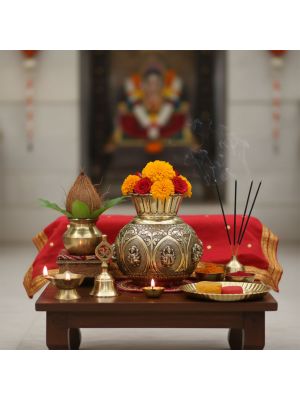 Traditional Divine Silver Chembu 