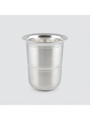 Grip Grooves Silver Tumbler