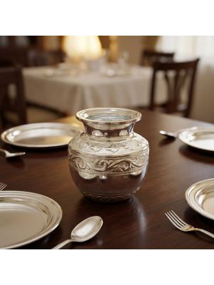 Traditional Engraved Silver Chembu