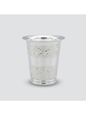 Grip Grooves Silver Tumbler