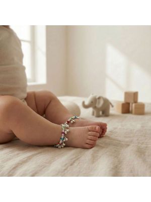 Baby Color Beads Silver Thandai