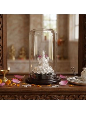Sacred Lakshmi Silver Idol