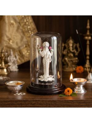 Sacred Lakshmi Silver Idol