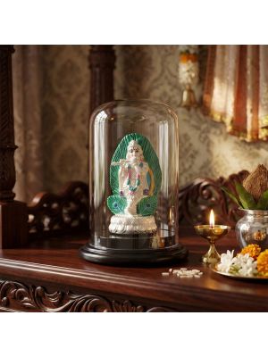 Lord Krishna Silver Idol