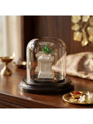 Traditional Tulasi Silver Idol