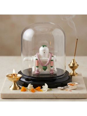 Sacred Amirtha Lingam Silver Idol