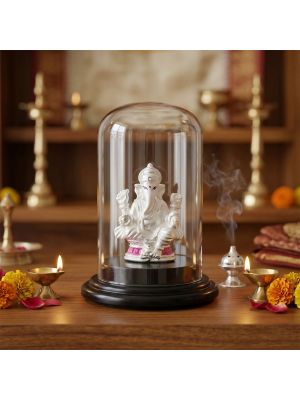 Lord Ganesh Silver Idol