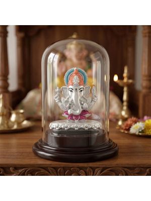 Lord Ganesh Silver Idol