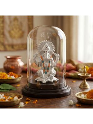 Lord Ganesh Silver Idol