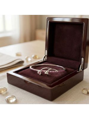 Valentine Heart Stone Silver Gadi