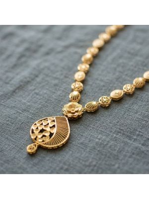 Heartin Drop Silver Casting Turkey Malai