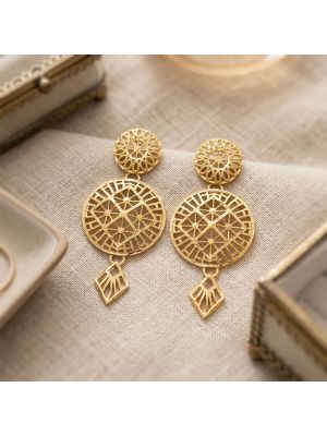 Antique Silver Casting Turkey Dangle Drops