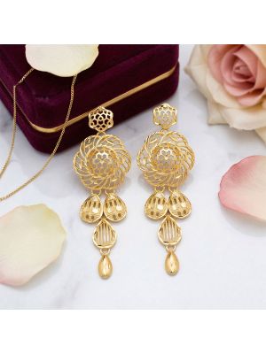 Turkish Filigree Silver Casting Drop