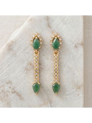 Gold Plated Silver TearDrop Drops 