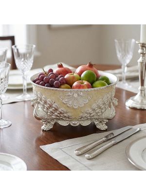 Luxury Peacock Silver Plated Bowl