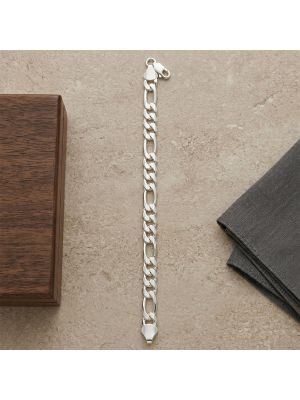 Silver Sachin Figaro Men's Bracelet