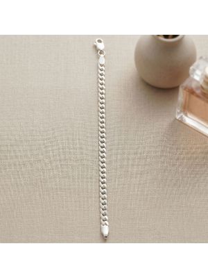 Silver Plain Caraps Kids Bracelet