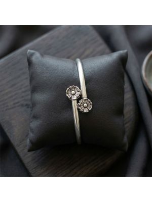 Antique Silver Adjustable Bangle
