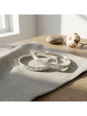 Designer Silver Bangle for Daily Wear