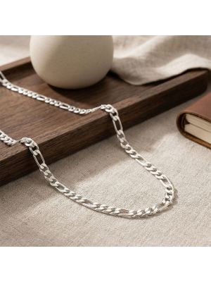 Silver Figaro Chain