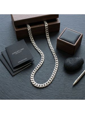 Silver Italian Curb Chain