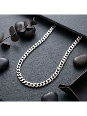 Silver Italian Curb Chain