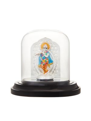 Lord Krishna Silver Idol