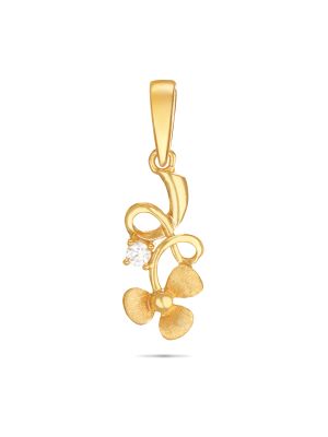 Gold Flower Pendant