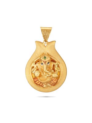 Gold Ganesh Pendant