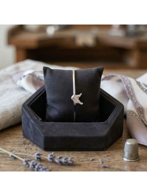 Fancy Angel Wing Silver Gadi