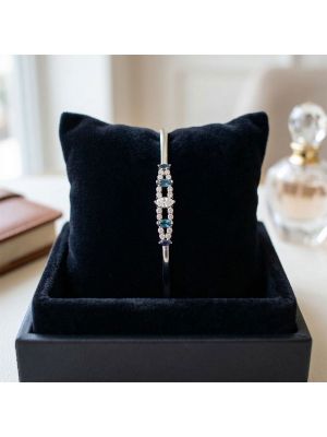 Classic Silver Marquise Sapphire Gadi