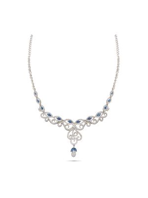 Enchanting Silver Necklace Set
