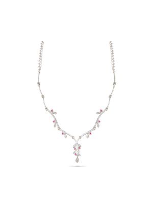 Elegant Silver Necklace Set