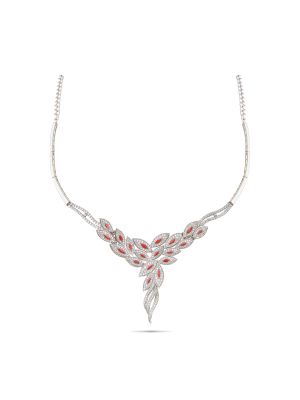 New Trendy Silver Necklace Set