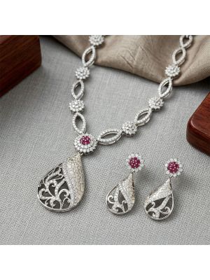 Butterfly Filigree Necklace set