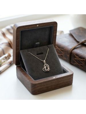 Classic Heart Pendant Silver Chain